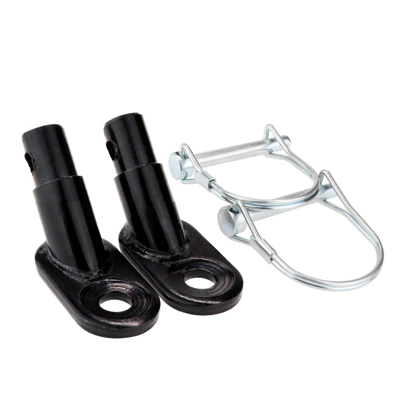 [Australia - AusPower] - Biange Bike Trailer Hitch Connector, Cycling Adapter Accessories (Black) 2*black 