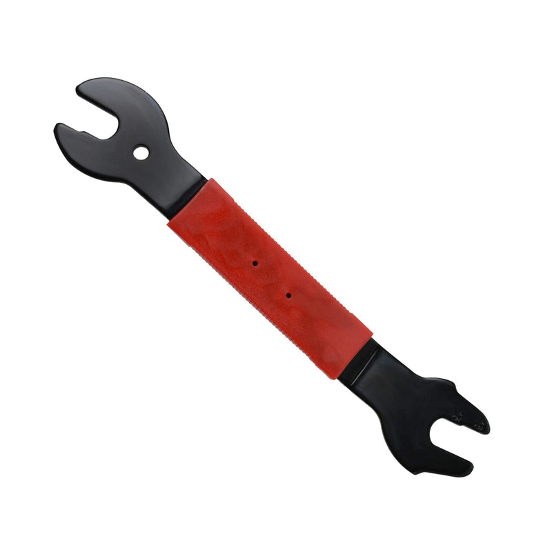 [Australia - AusPower] - Pedal Wrench Double Sided Bicycle Pedal Removal 15/16/17mm Bike Spanner Home Mechanic Pedal Repair Tool With Long Hand Comfortable Grip Energy-saving Cycling Crank Set for Biking Maintenance & Repair 