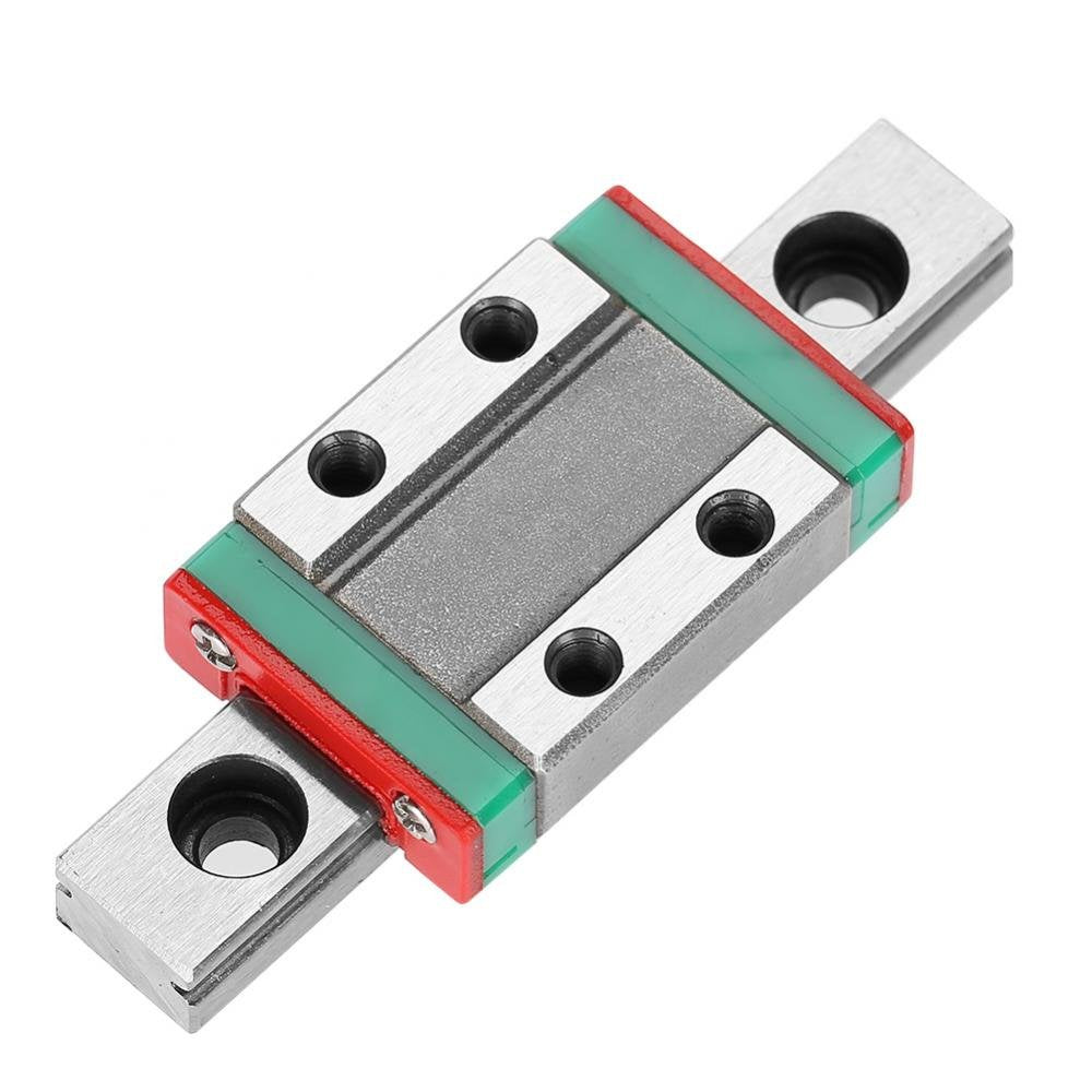 [Australia - AusPower] - LML9B 9mm Linear Rail Mini Bearing Steel Guide Rail Slide Rail+ Slide Block Variety Length (55mm) 55mm 