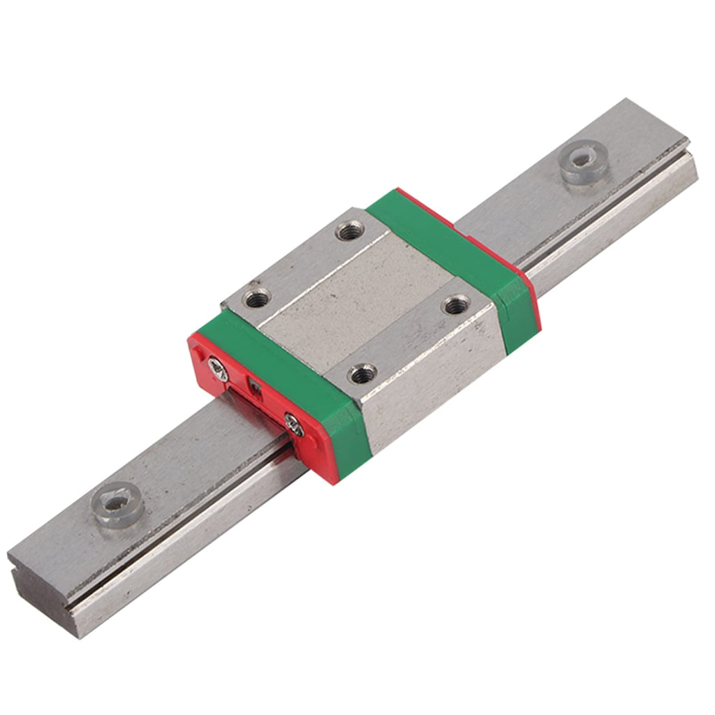 [Australia - AusPower] - LML12B Linear Rail Mini Bearing Steel Guide Rail Slide Rail+ Slide Block Variety Length (100mm) 100mm 