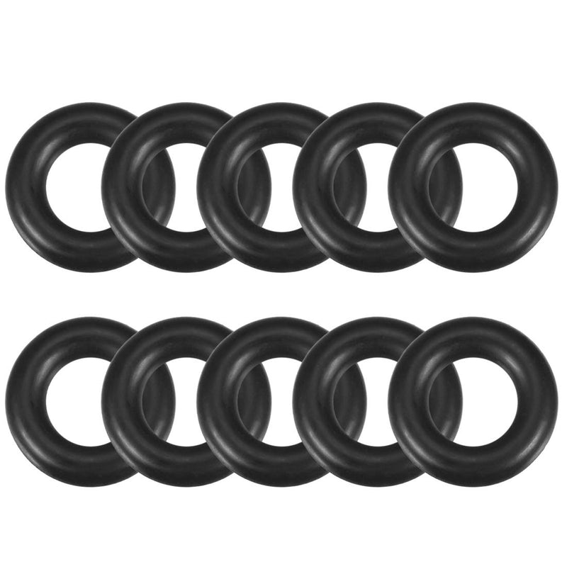 [Australia - AusPower] - uxcell Nitrile Rubber O-Rings 15mm OD 7mm ID 4mm Width, Metric Sealing Gasket, Pack of 10 7mmx15mmx4mm 