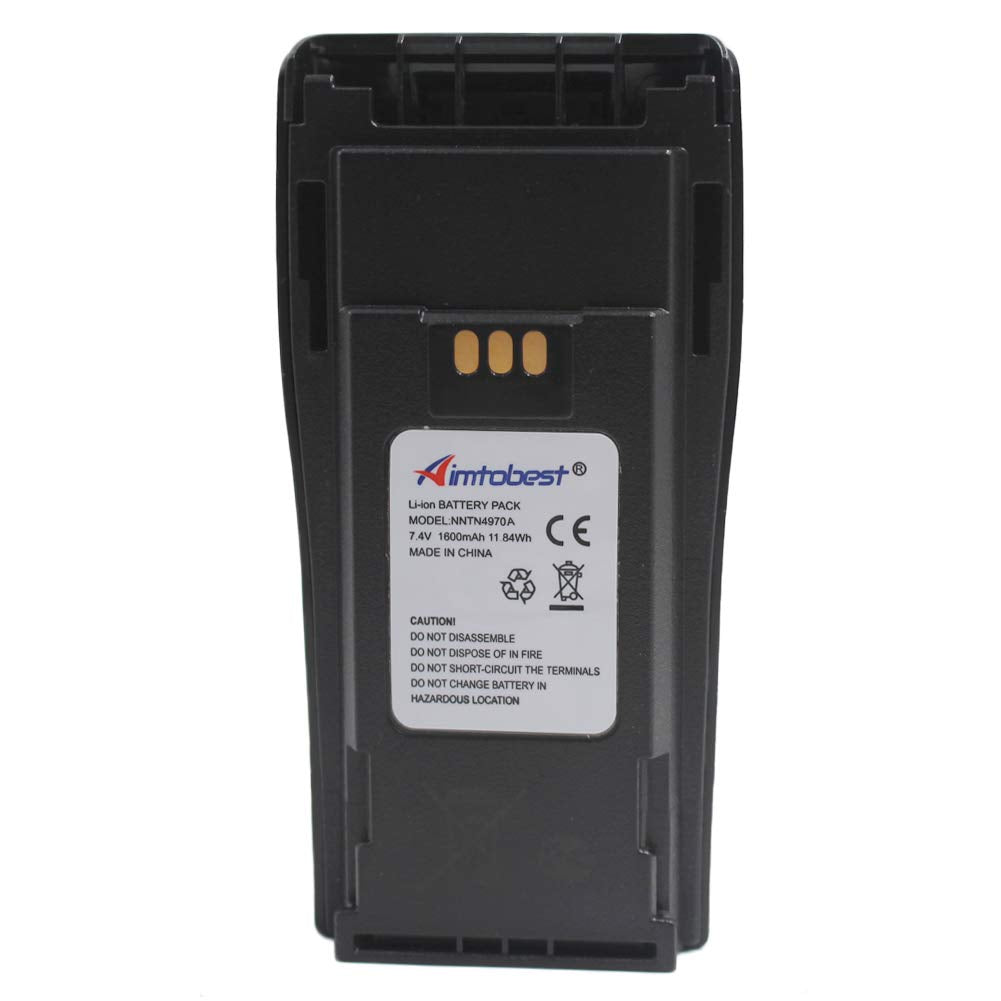 [Australia - AusPower] - NNTN4970 NNTN4970A 1600mAh Li-ion Battery Compatible for Motorola CP200 PR400 CP040 CP140 CP150 CP160 CP180 CP250 CP380 EP450 EP450S DEP450 GP3688 GP3188 GP3688D P3688 Radio 