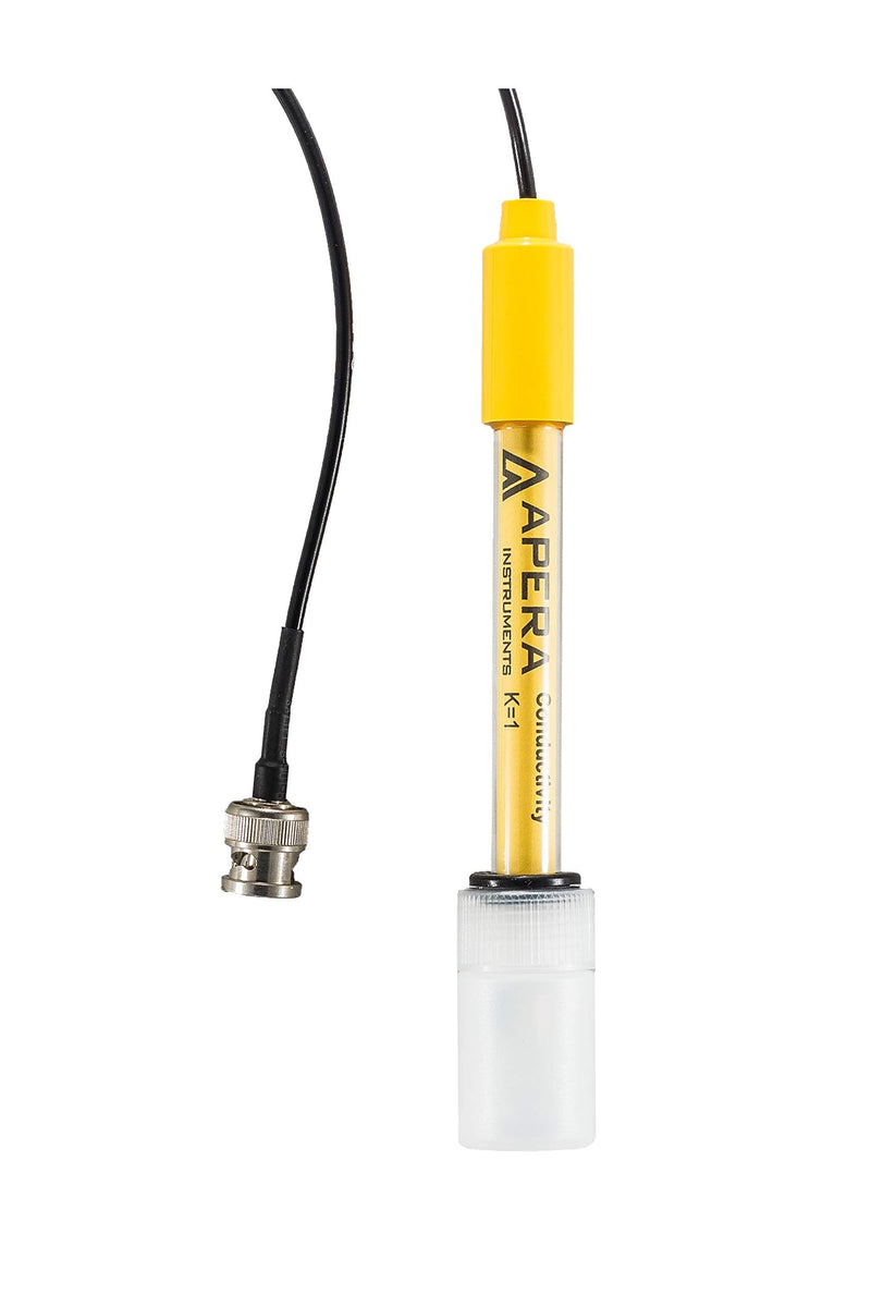 [Australia - AusPower] - Apera Instruments 2401-C Glass-Body Conductivity Electrode (K=1.0, BNC Connector) 