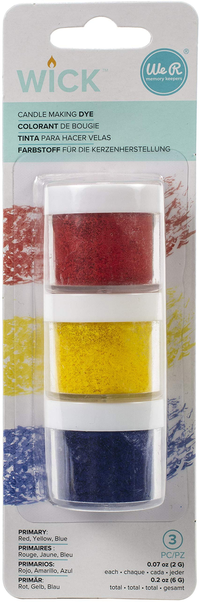 [Australia - AusPower] - We R Memory Keepers 0633356603429 Dye Wick-Primary (3 Piece) 