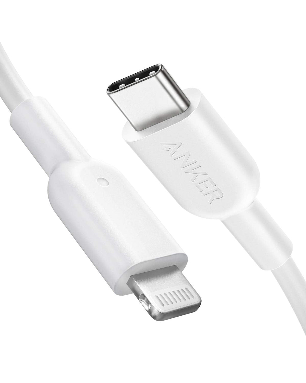 [Australia - AusPower] - Anker USB C to Lightning Cable [3ft MFi Certified] Powerline II for iPhone 13 13 Pro 12 Pro Max 12 11 X XS XR 8 Plus, AirPods Pro, Supports Power Delivery (Charger Not Included) (White) 3ft White 