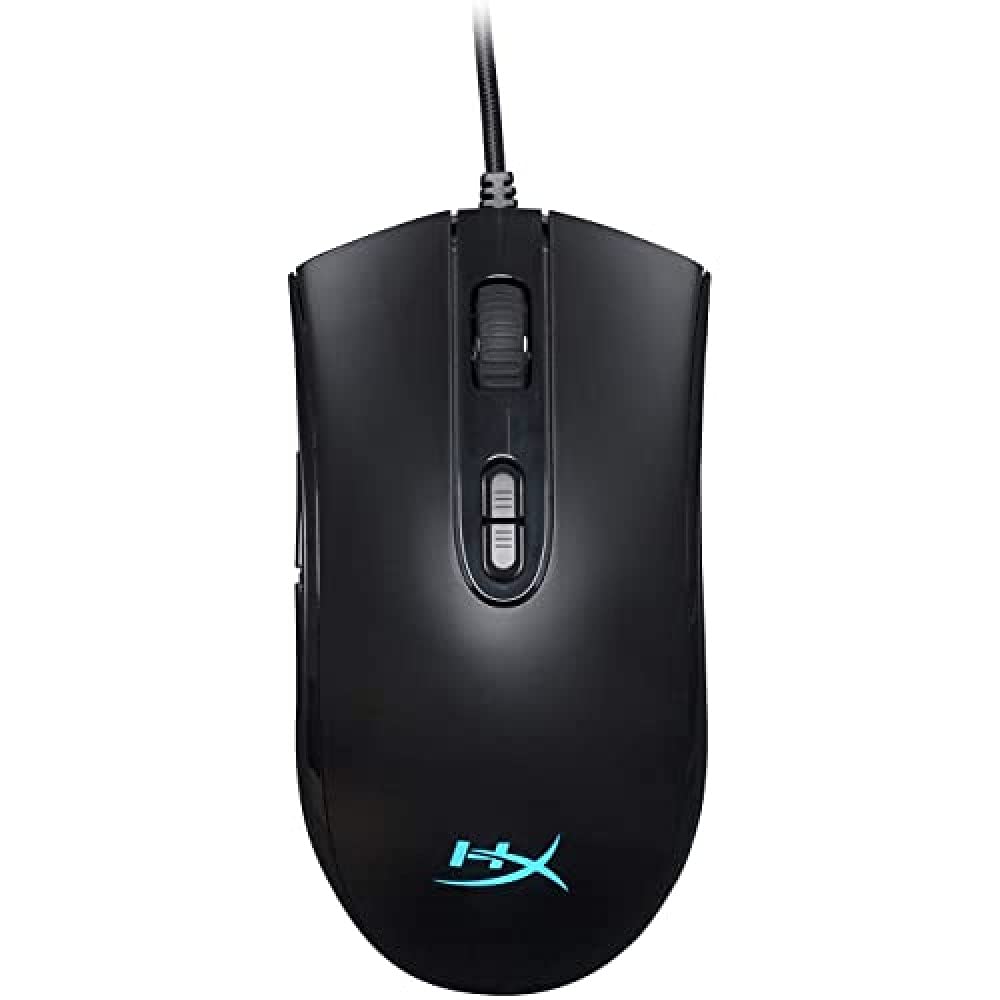 [Australia - AusPower] - HyperX Pulsefire Core - RGB Gaming Mouse, Software Controlled RGB Light Effects & Macro Customization, Pixart 3327 Sensor up to 6,200DPI, 7 Programmable Buttons, Mouse Weight 87g Black Wired 