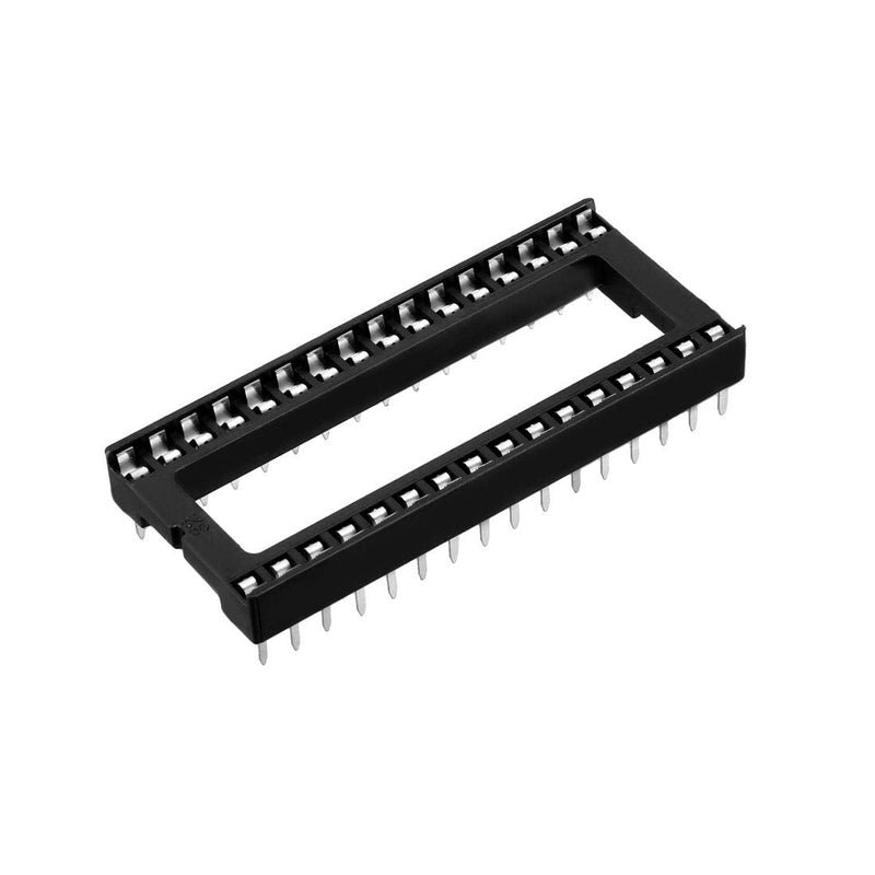 [Australia - AusPower] - uxcell 25pcs DIP IC Chip Socket Adaptor 2.54mm Pitch 15.2mm Row Pitch 2 Row 32 Flat Pins Soldering 