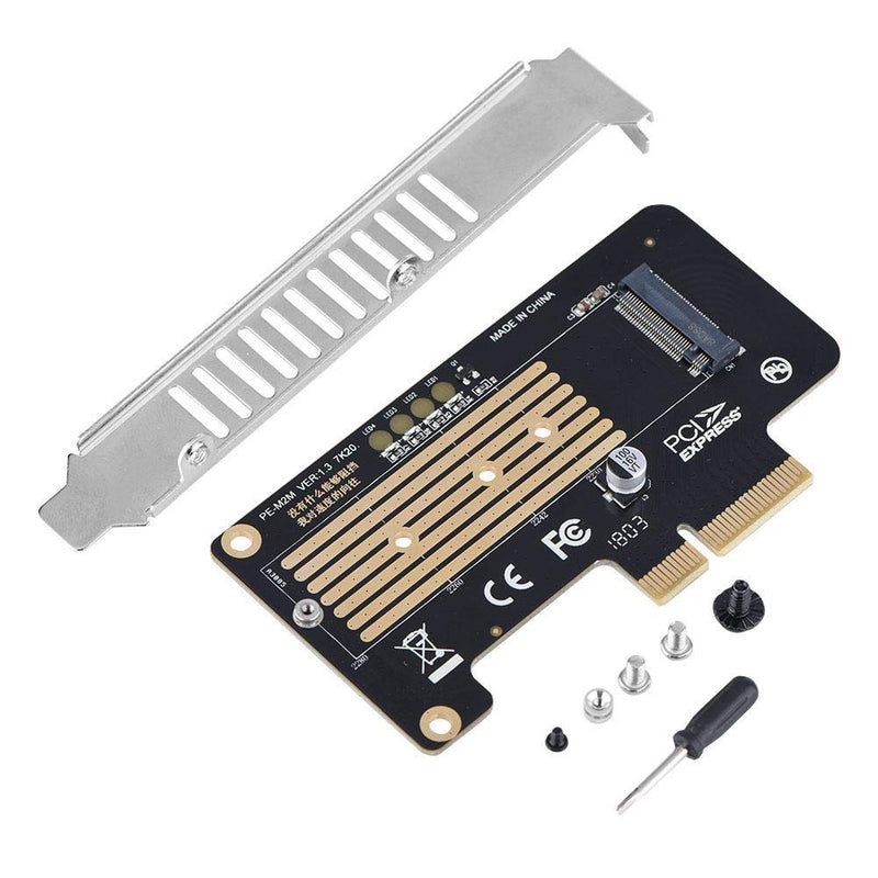 [Australia - AusPower] - NGFF M.2 Mkey NVME SSD to PCI E 4X Adapter Extender Riser Card for Samsung , PLEXTOR M6E ,M8PR , Intel 600P , etc , Support PCI E Gen3 Standard and Gen1 ,Gen2 Compatible 