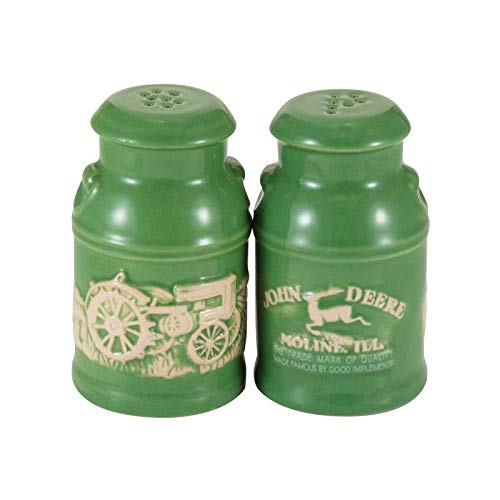 [Australia - AusPower] - John Deere Raised-Relief Milk Can Salt & Pepper Set 