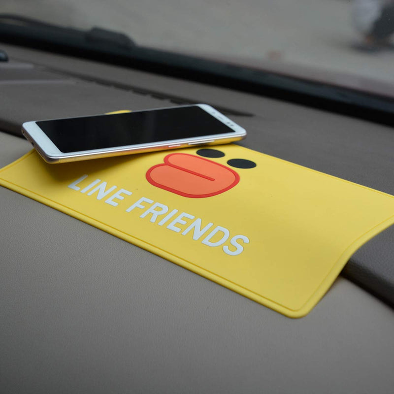 [Australia - AusPower] - Tianmei 10.6" x 5.9" Extra Large Size Anti-Slip Rubber Pad, Car Dashboard Universal Non-Slip Mat Use for Cell Phones, Sunglasses, Keys, Coins and More (Yellow Duck) Yellow Duck - 10.6inx6.1in 