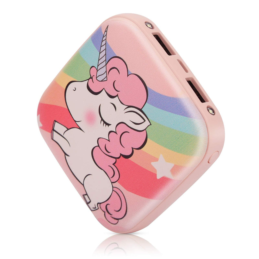 [Australia - AusPower] - Cute Portable Charger 10000mAh,Sethruki Unicorn Mini Fast Charging Power Bank Gift Girl Women Kid External Battery Pack with Dual USB Output for All Smartphone Cellphone Tablet 