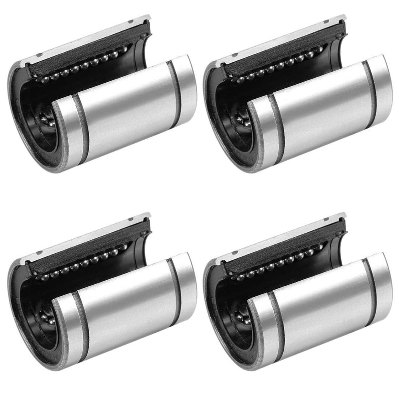[Australia - AusPower] - uxcell LM20UUOP Linear Ball Bearings Open Type, 20mm Bore Dia, 32mm OD, 42mm Length (Pack of 4) 