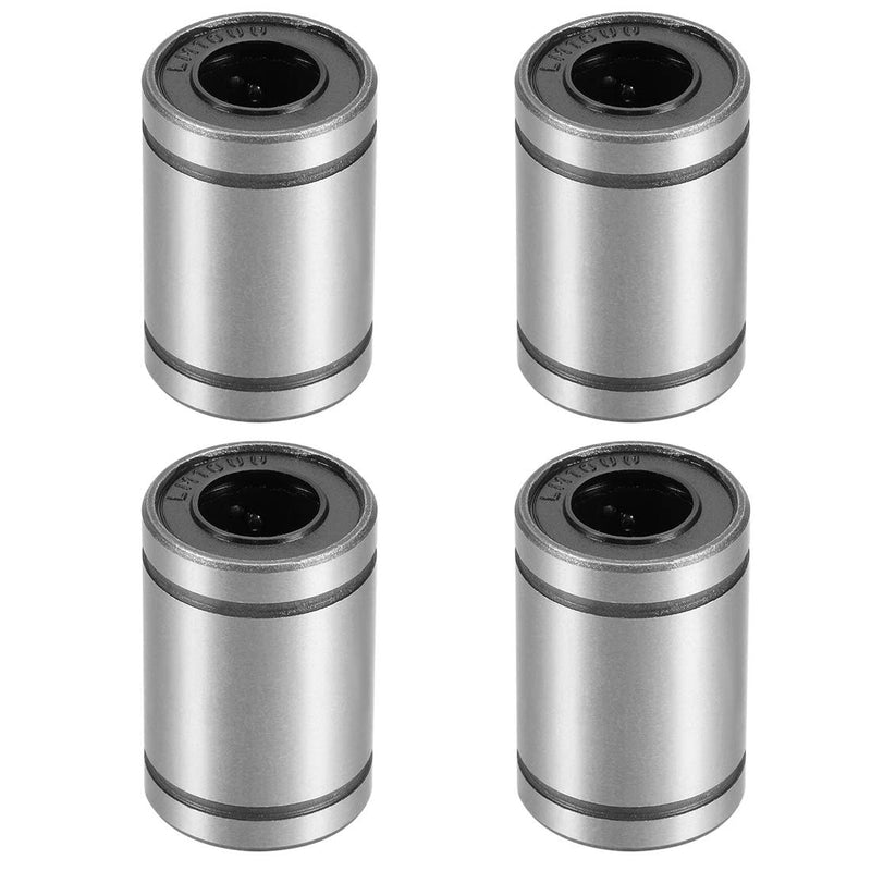 [Australia - AusPower] - uxcell LM10UU Linear Ball Bearings 10mm Bore 19mm OD 29mm Long for CNC Machine 3D Printer 4pcs 