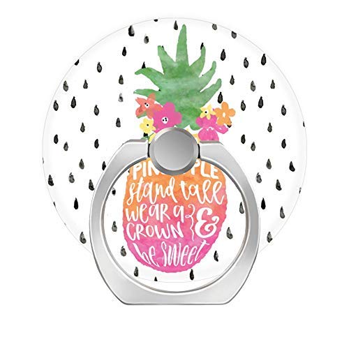 [Australia - AusPower] - LoveStand-Cell Phone Ring Holder 360 Degree Finger Ring Stand for Smartphone Tablet and Car Mount-be a Pineapple Stand Tall Quote 