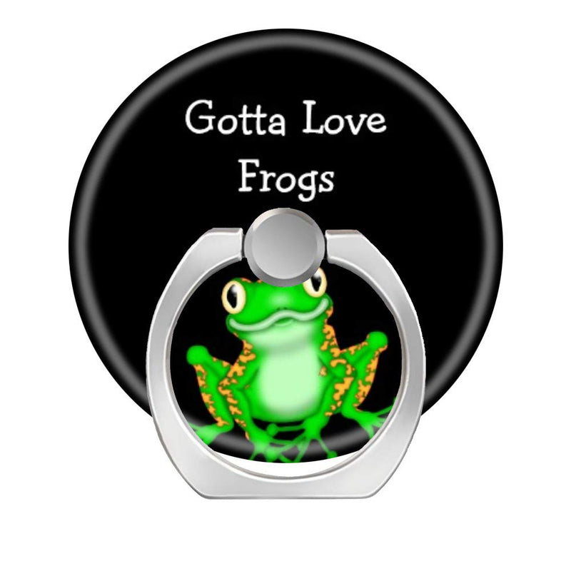 [Australia - AusPower] - LoveStand-Cell Phone Ring Holder 360 Degree Finger Ring Stand for Smartphone Tablet and Car Mount-Cute Frog 
