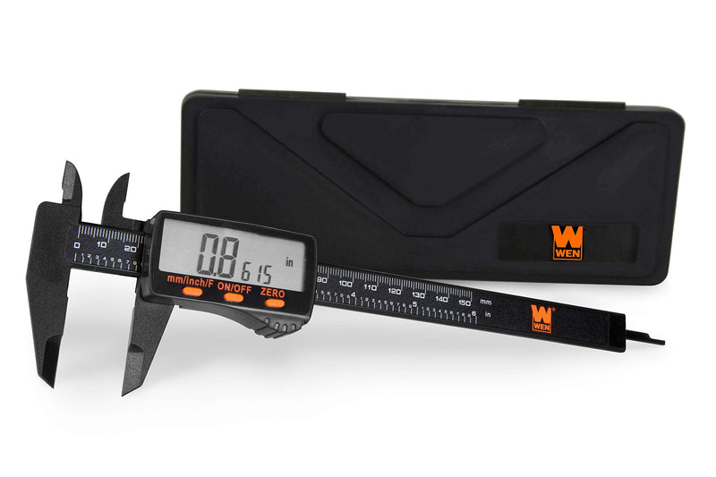 [Australia - AusPower] - WEN 10761 Electronic 6.1-Inch Digital Caliper with LCD Readout and Storage Case 