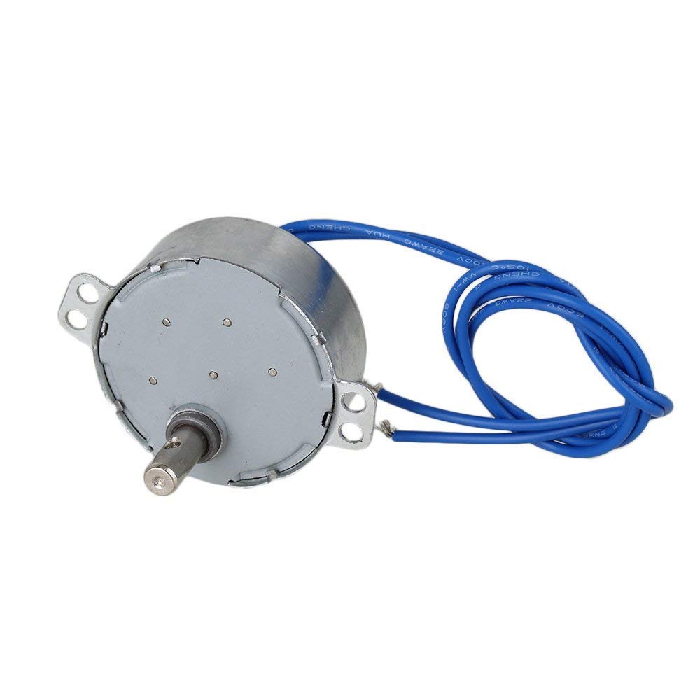 [Australia - AusPower] - Afordable TYC-50 5-6 RPM AC110V CW/CCW Synchronous Electric Motor with 7mm Shaft Dia 