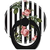 [Australia - AusPower] - LoveStand-Cell Phone Ring Holder 360 Degree Finger Ring Stand for Smartphone Tablet and Car Mount-Vintage Floral Striped 