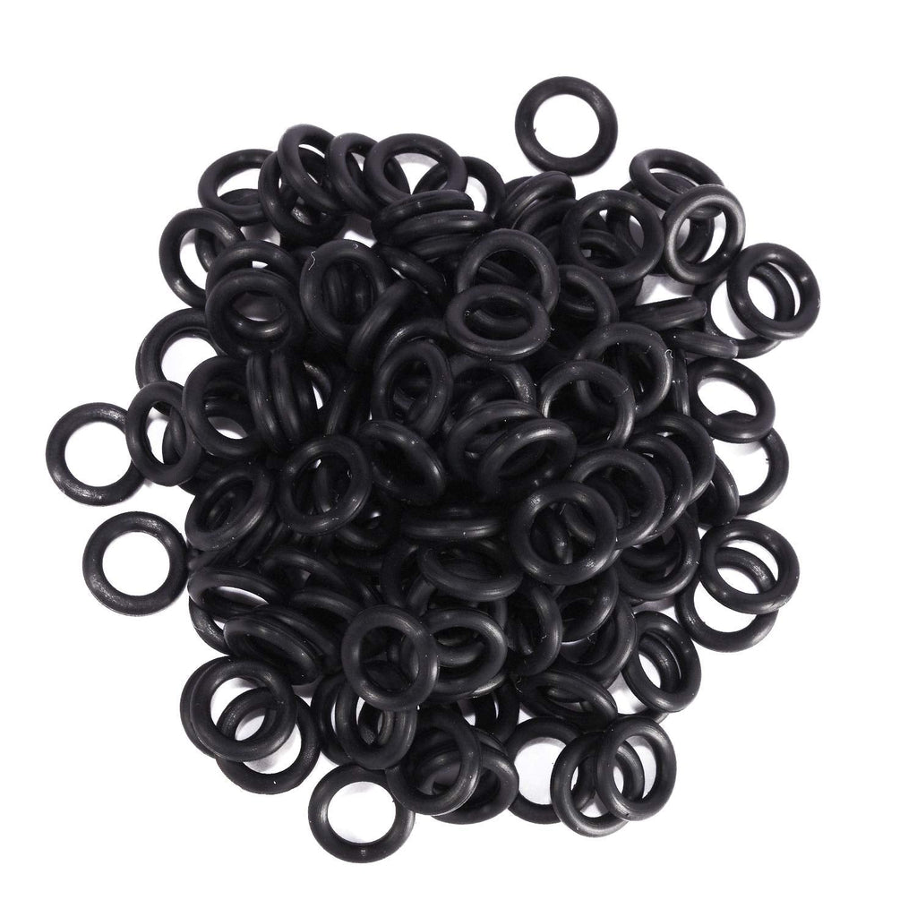 [Australia - AusPower] - Braylin 150Pcs Mechanical Keyboard Silicone O-Ring Ultra-Quiet Switch Dampener, for Cherry MX Key Switch Keyboards Dampers 01.Black 