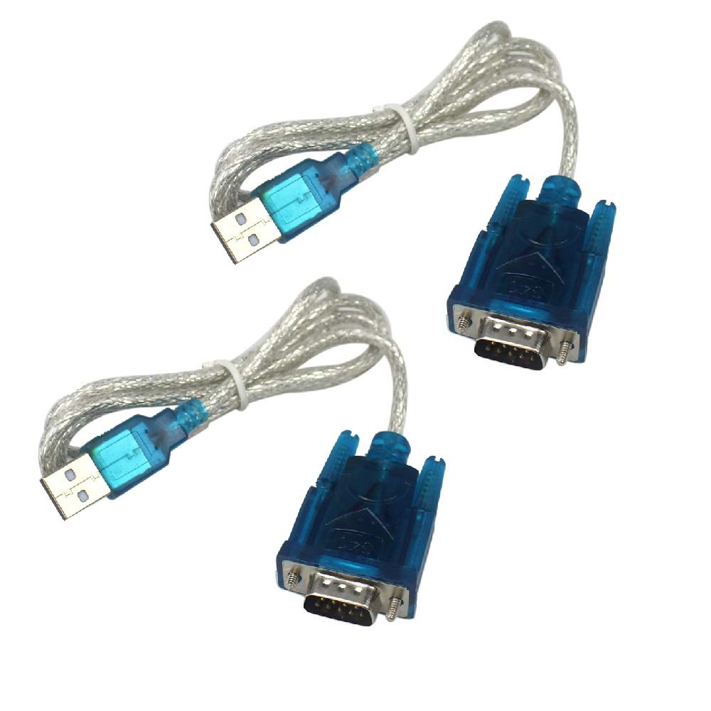 [Australia - AusPower] - Bolsen 2 PCS HL-340 USB to RS232 COM Port Serial PDA 9 pin DB9 Cable Adapter Support Windows7-64 