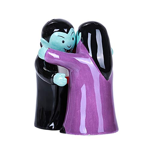 [Australia - AusPower] - Pacific Giftware Hugging Vampires Magnetic Ceramic Salt and Pepper Shakers Set 