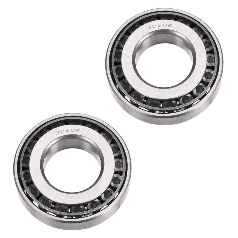 [Australia - AusPower] - uxcell 30206 Tapered Roller Bearing Cone and Cup Set, 30mm Bore 62mm OD 17.5mm Thickness 2Pcs 