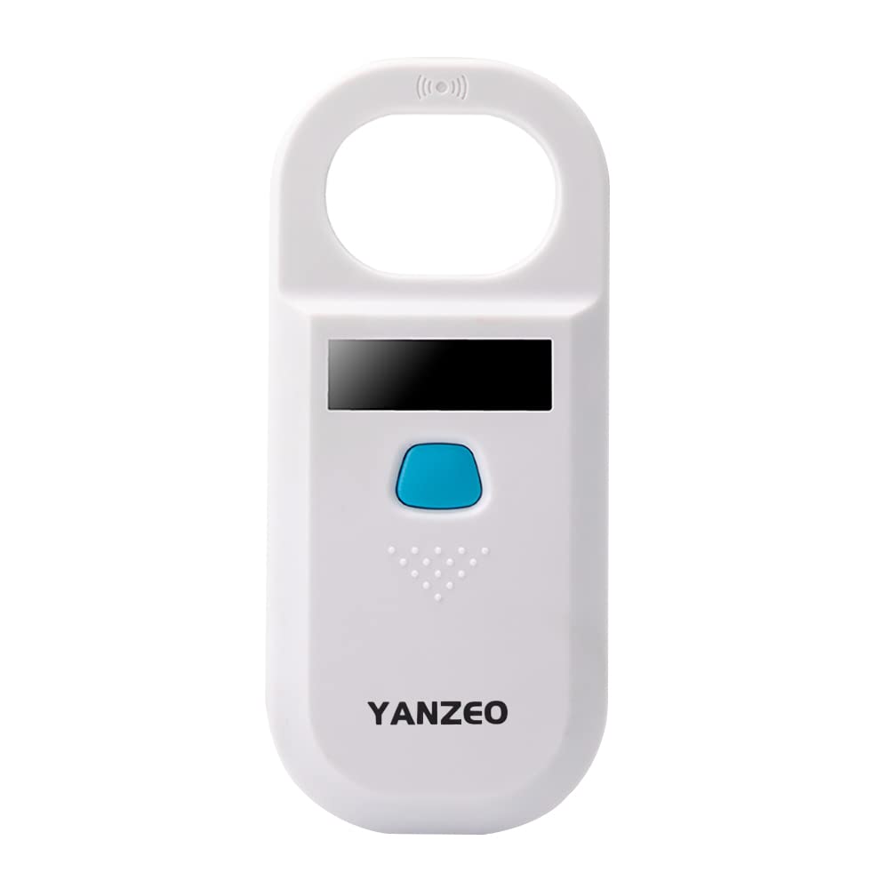 [Australia - AusPower] - Yanzeo Pet Microchip Reader, RFID EMID Animal Handheld Reader,134.2 Pet ID Scanner Rechargeable Animal Chip Registration, Pet Tag FDX-B(ISO 11784/11785) (AR180) Ar180 