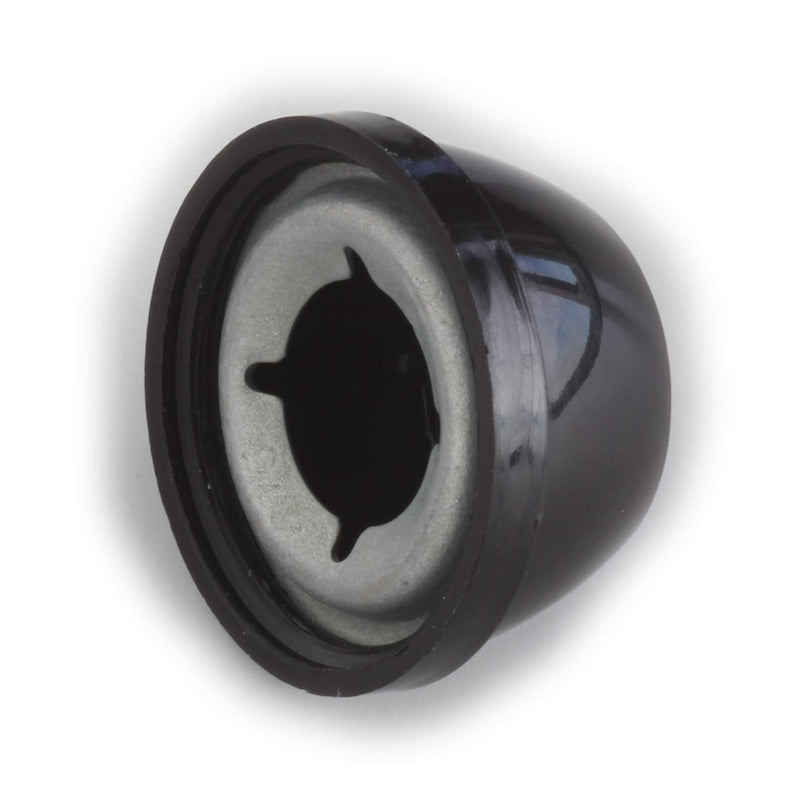 [Australia - AusPower] - Palnut Fasteners 138264000 (KPS625210SOHEB) Palnut Decorative Push-ons, Plastic Cap for 5/8 Stud, OD 1.30 Height .645, Black Plastic, Mechanical-Zinc Push-on Insert, Made in US, (Pack of 10) 