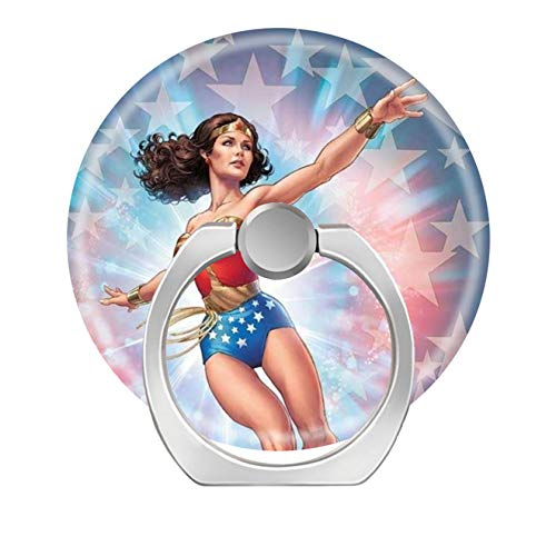 [Australia - AusPower] - Smart Phone Stand Ring Holder Universal 360 Degree Rotating Finger Grip Kickstand for All Cell Phones Tablets-Wonder Woman Ultimate Protection 