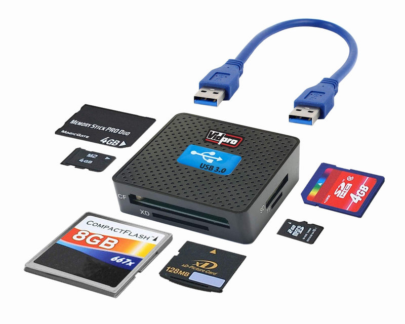 [Australia - AusPower] - Vidpro Model# CR-A3 6-Slot All-in-One High Speed USB 3.0 Card Reader / Writer for SD CF MMC XD MS 