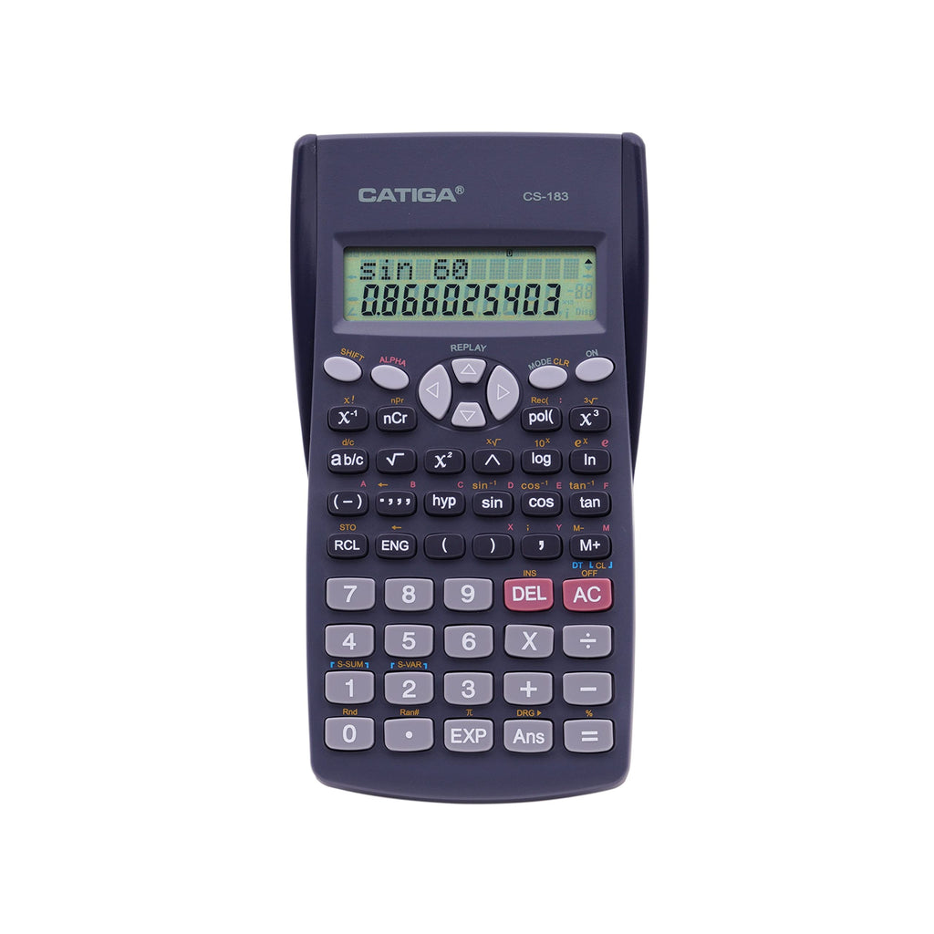 [Australia - AusPower] - CATIGA CS-183 2-Line LCD Display Scientific Calculator - Suitable for School and Business 