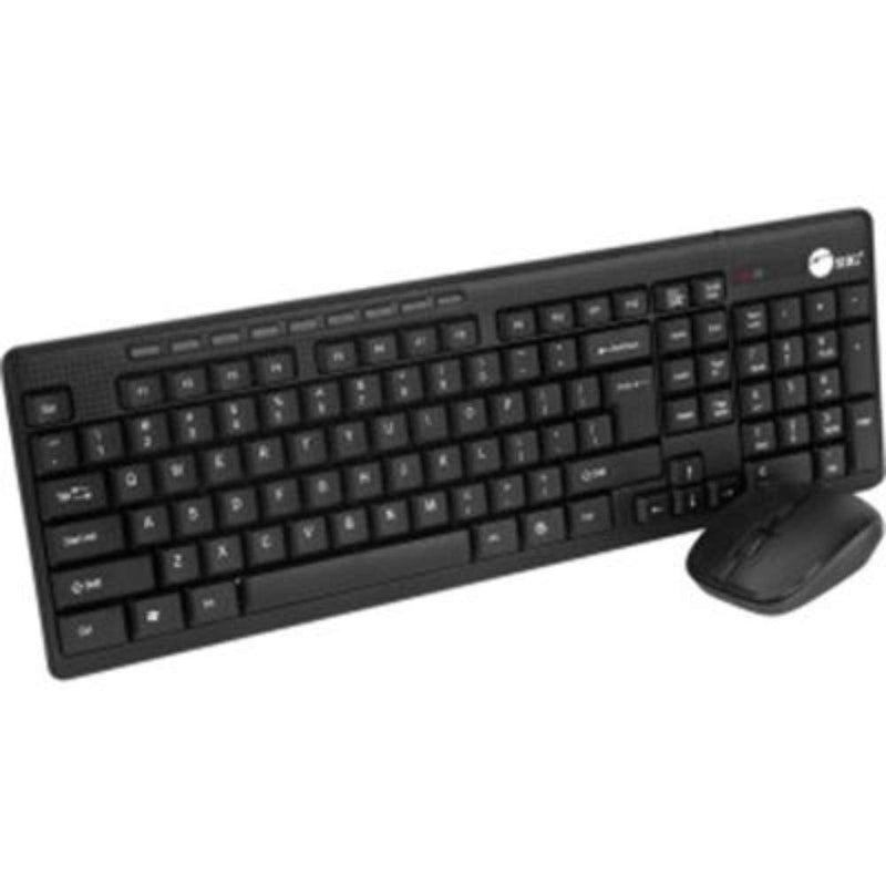 [Australia - AusPower] - SIIG Jk-WR0T12-S1 Standard Size 102Key Wireless Keyboard with 3Button Wireless Optical Mouse, Black 102-key 