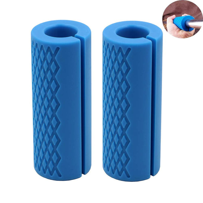 [Australia - AusPower] - IADU Barbell Grips-Thick Bar Grips for Weightlifting 1 inch-Dumbbell Handles Stress Relieve Barbell Grip Hand Protector Pull up Tape Arm Blaster Adapter for Standard Hex/Bicep/Tricep/Threaded. 