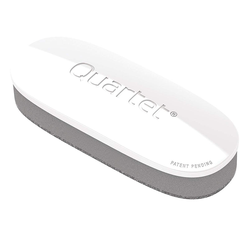 [Australia - AusPower] - Quartet White Board Dry Erase Board Eraser, 5" x 2", Max Clean for Dry Erase Markers, Includes Magnetic Caddy Holder, Perfect for Home School Supplies & Home Office Accessories (DFEB4) Standard (5" x 2") 