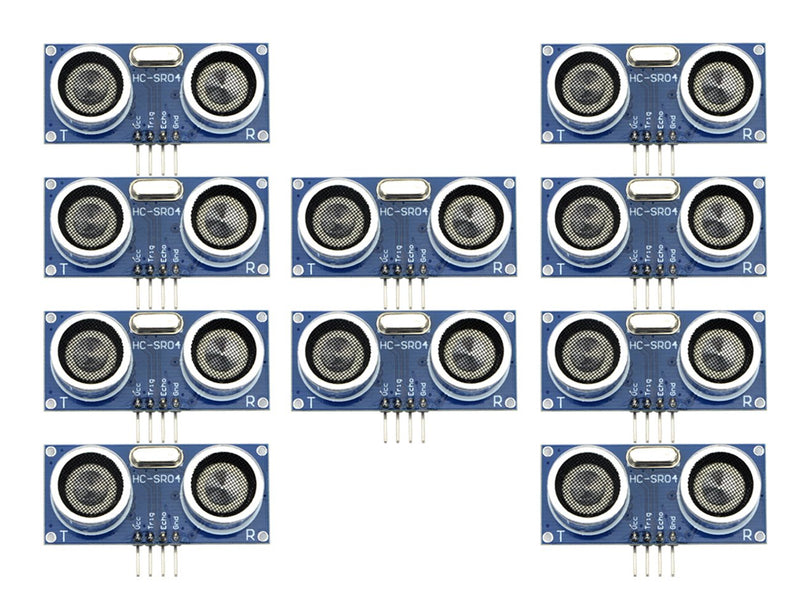 [Australia - AusPower] - WMYCONGCONG 10 PCS HC-SR04 Ultrasonic Distance Measuring Sensor Module for Arduino 