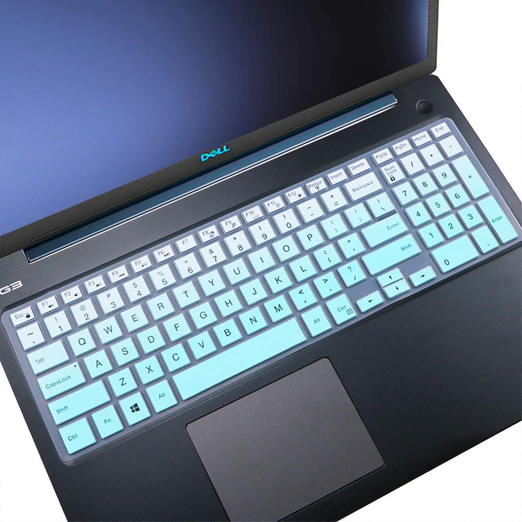 [Australia - AusPower] - Keyboard Cover fit Dell Inspiron 15 3000 5000 Series /Dell G3 15 17 Series/ Dell Inspiron G7 7786 7790 /Dell Inspiron 3583 3593 3558 3580 5570 5558 5559 7559 7567 Accessories Keyboard Cover-MintGreen MintGreen 