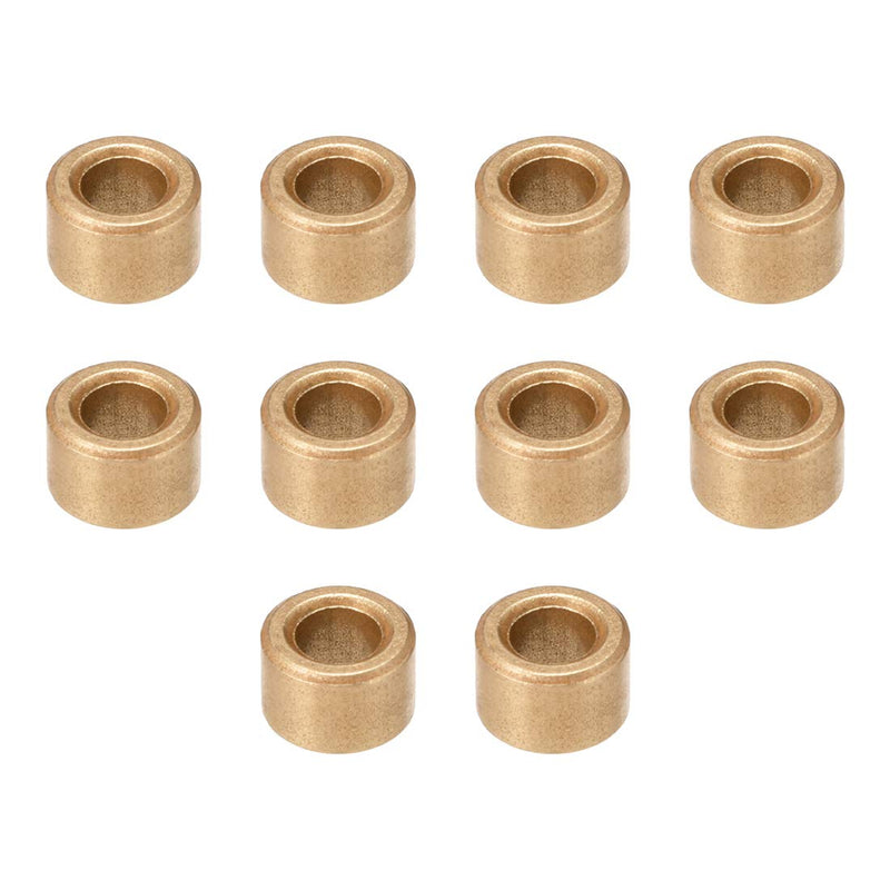 [Australia - AusPower] - uxcell Bearing Sleeve 5mm Bore x 9mm OD x 6mm Length Self-Lubricating Sintered Bronze Bushings 10pcs 5x9x6mm 