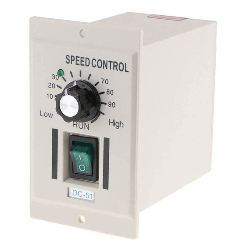 [Australia - AusPower] - AC 110V 400W Knob Motor Speed Controller DC 0-90V Variable Adjust Lathe Control 