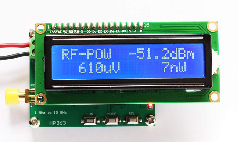 [Australia - AusPower] - Taidacent RF Power Meter Calibration RF Power Measurement 1MHz ~ 10GHz -50~0dBm RF Power Attenuation Value Can be Set 