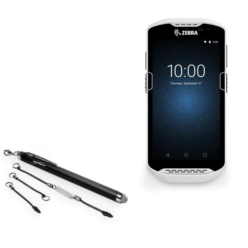 [Australia - AusPower] - Stylus Pen for Zebra TC52 (Stylus Pen by BoxWave) - EverTouch Capacitive Stylus, Fiber Tip Capacitive Stylus Pen for Zebra TC52 - Jet Black 