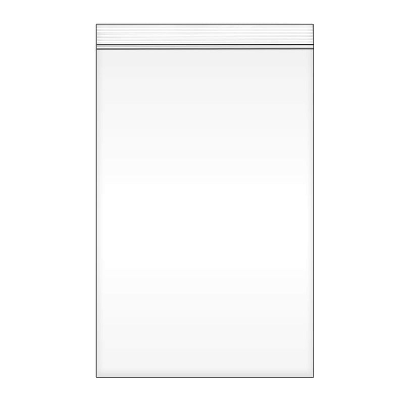 [Australia - AusPower] - Reclosable Clear Plastic Zip Bags - by DiRose | Resealable, Strong, Thick, Sturdy, Food Safe | for Organizing, Travel, Shipping, Packaging, and Storage | 8x10 | 100 Pack 8" x 10" 