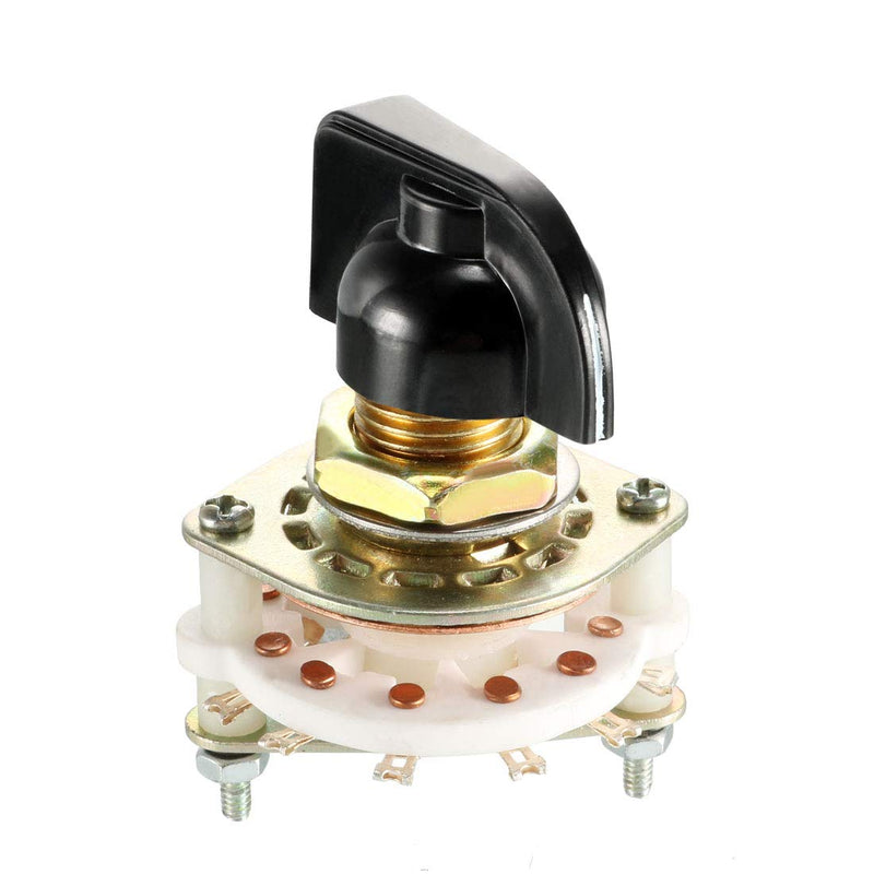 [Australia - AusPower] - uxcell 1P6T 1 Pole 6 Position Selectable 1Deck Band Selector Rotary Switch with Plastic Knob 