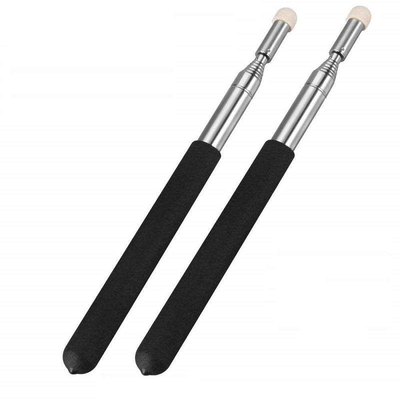 [Australia - AusPower] - Telescopic Teachers Pointer,Teaching Pointer,Hand Pointer Extendable Telescopic Retractable Pointer Handheld Presenter Classroom Whiteboard Pointer (2) 2 
