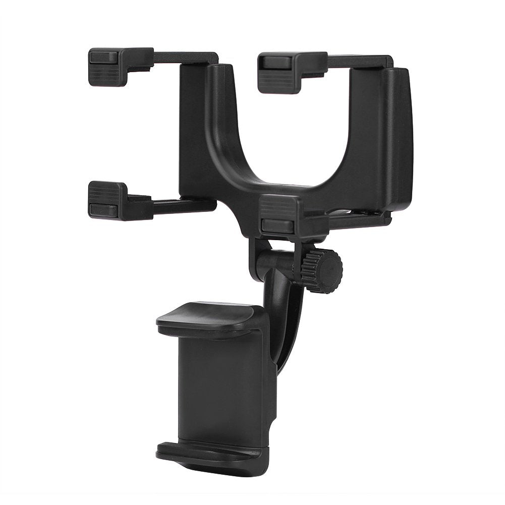 [Australia - AusPower] - 360° Rearview Mirror Mount Grip Clip, Car Rear View Mirror Mount Phone Holder Stand Mount for Cell Phone GPS 
