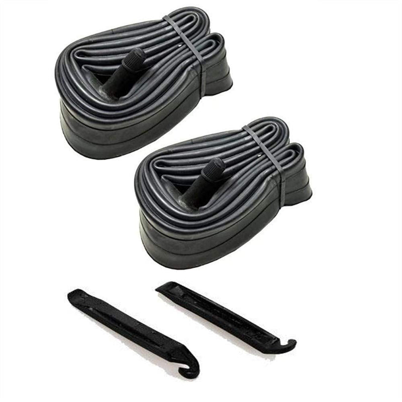 [Australia - AusPower] - SCK 2 Pack 26 Inch Bike Tubes Plus 2 Tire Levers, 26x1.75/1.95/2.10/2.125 Schrader Valve MTB Bike Inner Tubes 