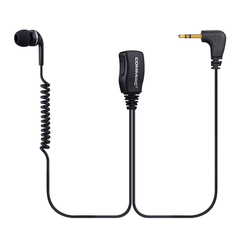 [Australia - AusPower] - COMMIXC (2 Pack) Walkie Talkie Earpiece, 2.5mm 1-Pin in-Ear Two-Way Radio Headset with PTT Mic, ONLY Compatible with Motorola Talkabout Radios 
