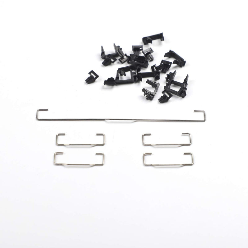 [Australia - AusPower] - Costar Style Plate-Mounted Costar Stabilizers Balancing Pole Raised Wire 6.25u 2u for MX Mechanical Keyboard Filco (Kit 1 for 60 87 Keyboard) Kit 1 for 60 87 keyboard 