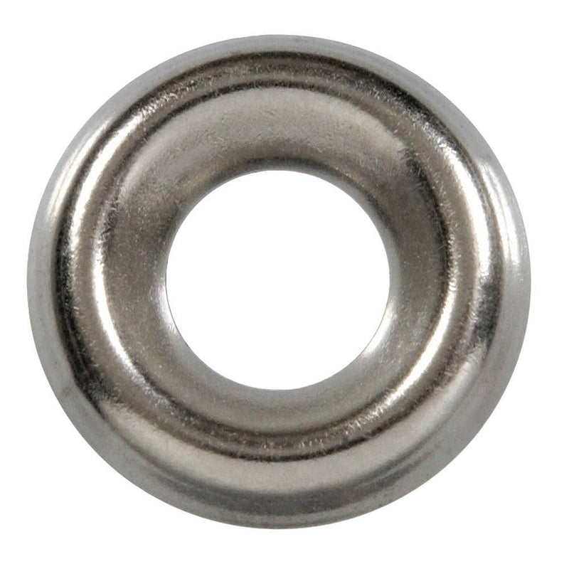 [Australia - AusPower] - 100 Qty #8 Stainless Steel Countersunk Finish Washers | 304 SS Finishing Cup (BCP574) 