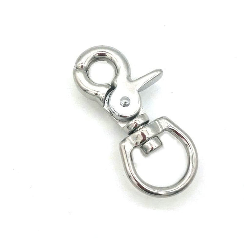 [Australia - AusPower] - JY-Marine Stainless Steel Round Eye Trigger Snap Hook 3/4" Swivel Eye - Great for Pet Leashes, Bag Straps 