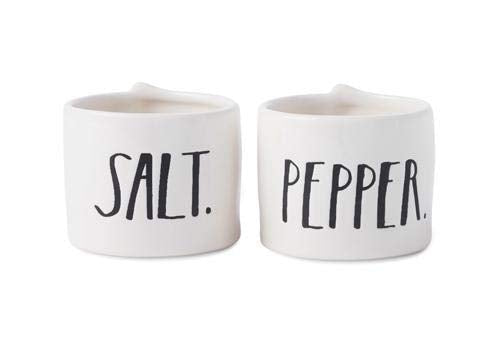 [Australia - AusPower] - Rae Dunn Stem Print Salt and Pepper Cellars 